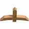 Ekena Millwork Bellingham Rough Sawn Timber Gable Bracket, Western Red Cedar, 48"W x 26"H x 6"D x 6"F, 13/12 Pitch GBW048X26X0606BEL00RWR - alternate 2